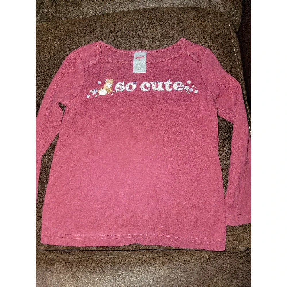 Gymboree autumn highlands fox shirt so cute size‎ 5